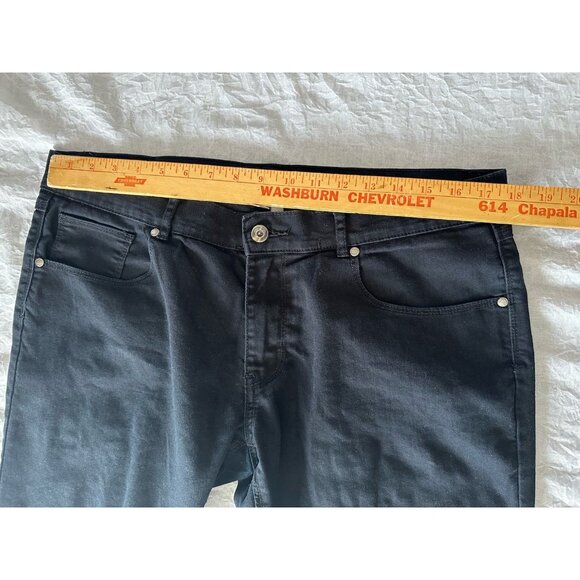 🌵4/$25 Castro Moses Skinny Men's Size 34 Jeans Black Denim Stretch - Picture 6 of 11